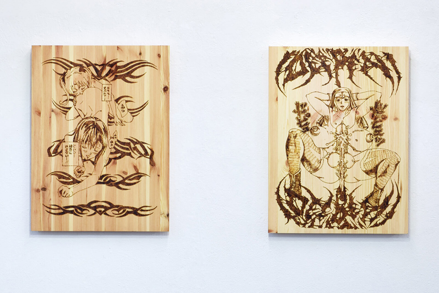 Marta Vovk, exhibition view - Raum www at Neurotitan, Berlin